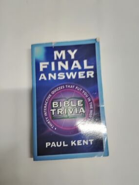 My Final Answer Bible Trivia by Paul Kent - Blue